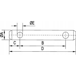 Top link pin 141 6 mm vapormatic