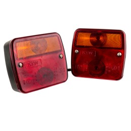 Magnetic rear lamp set, 7m lighting set