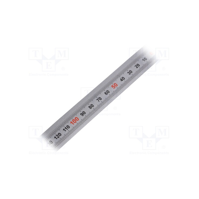 1 pcs x ELESA+GANTER - GN 711-KUS-1000-W-R - Ruler, figures horizontally arranged,self-adhesive, W: 11mm