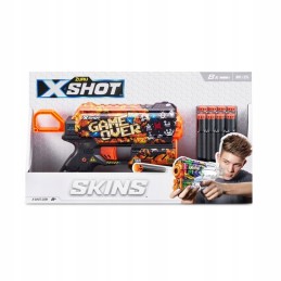 E Skins Flux pattern launcher with 8 darts