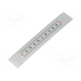 1 pcs x ELESA+GANTER - GN 711-KUS-100-S-U - Ruler, figures vertically arranged,self-adhesive, W: 11mm