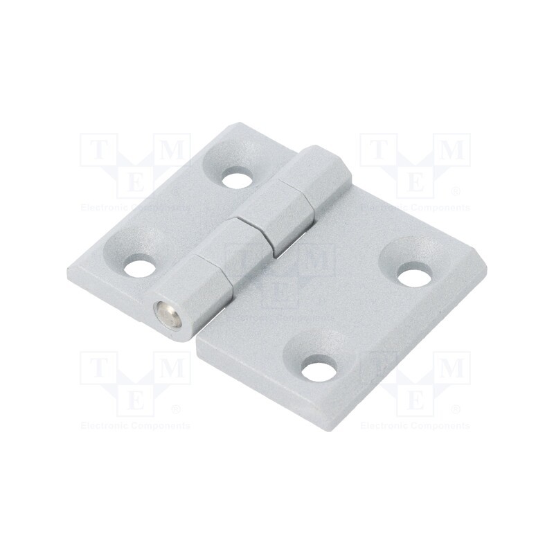 1 pcs x ELESA+GANTER - GN 237-ZD-63-50-A-SR - Hinge, Width: 63mm, zinc and aluminium alloy, silver, H: 50mm
