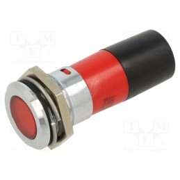 1 pcs x CML INNOVATIVE TECHNOLOGIES - 195F0230M - Indicator: LED, red, 230VAC, Ø22mm
