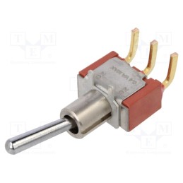 1 pcs x C&K - 7101SD9ABE - Switch: toggle, Pos: 2, SPDT, ON-ON, 0.02A/20VAC, 0.02A/20VDC, THT