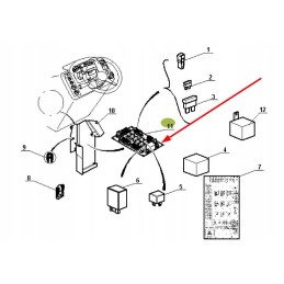 7700067489 fuse socket