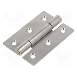1 pcs x ELESA+GANTER - GN 136-NI-50-75-C - Hinge, Width: 50mm, stainless steel, H: 75mm
