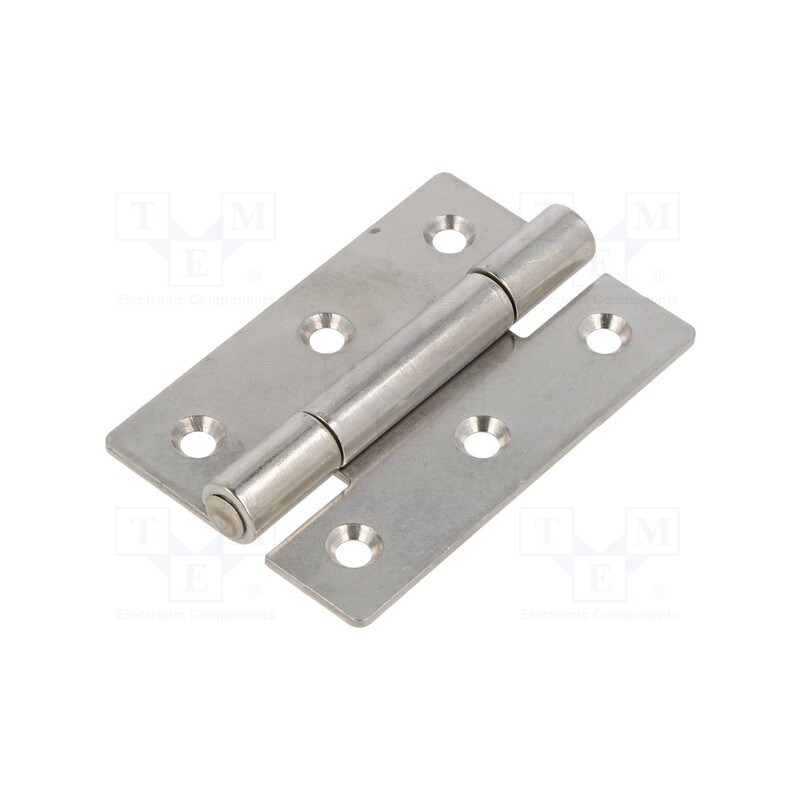 1 pcs x ELESA+GANTER - GN 136-NI-50-75-C - Hinge, Width: 50mm, stainless steel, H: 75mm