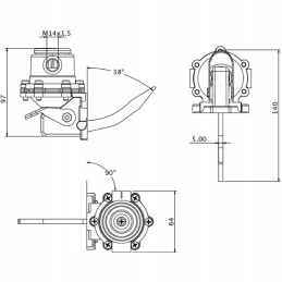 Lamborghini deutz fahr same fuel pump 245193000