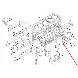 L375 01027m oil filter base gasket