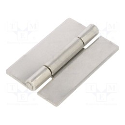 1 pcs x ELESA+GANTER - GN 136-NI-40-60-A - Hinge, Width: 40mm, stainless steel, H: 60mm, for welding