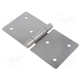 1 pcs x ELESA+GANTER - GN 136-NI-120-60-B - Hinge, Width: 120mm, stainless steel, H: 60mm, Holes pitch: 96/36mm