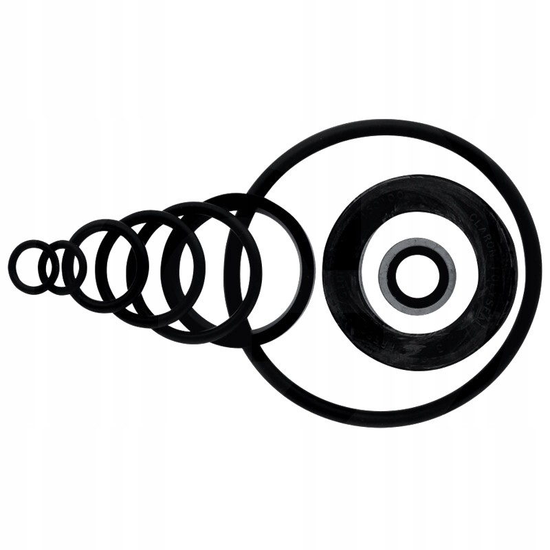 Set of granite sealing rings