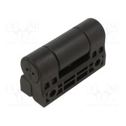 1 pcs x ELESA+GANTER - CFMR.67-NO-070 - Hinge, Width: 55mm, technopolymer PA, black, H: 67mm