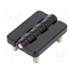1 pcs x ROZTOCZE - 3.ZN68.001-04 - Hinge, Width: 40mm, zinc and aluminium alloy, natural, H: 54mm