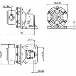 Lamborghini deutz fahr same fuel pump 245192200
