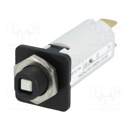 1 pcs x SCHURTER - 4404.0022 - Circuit breaker, 240VAC, 48VDC, 10A, SPST, Poles: 1, on panel,screw