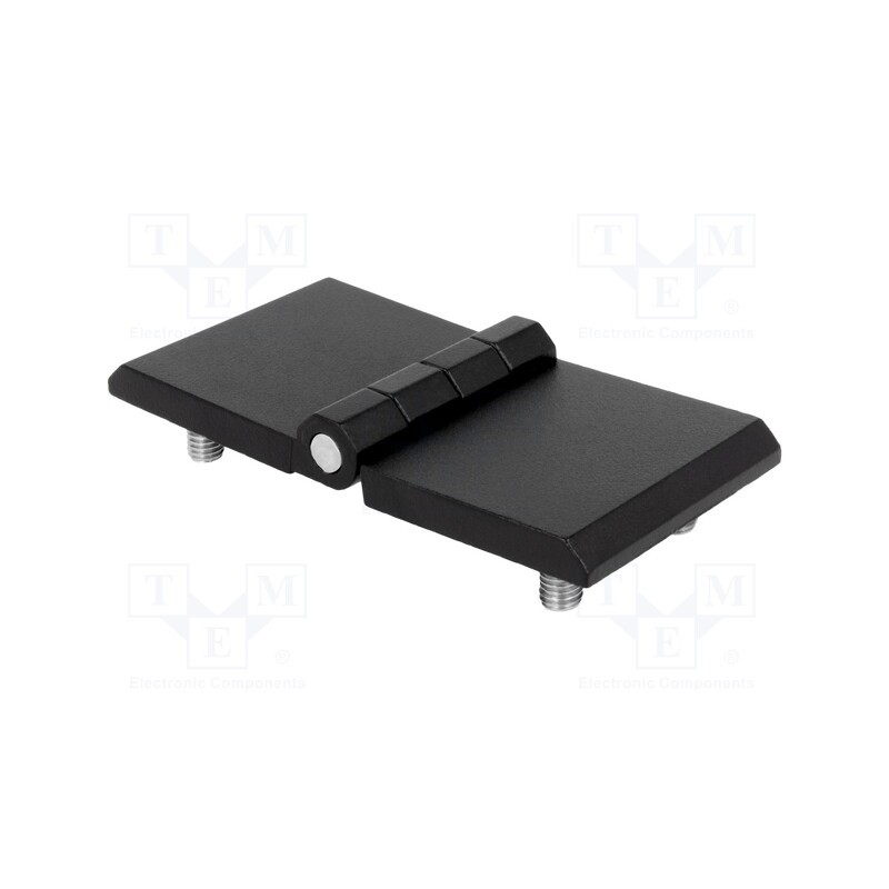 1 pcs x ROZTOCZE - 3.513.22 - Hinge, Width: 120mm, zinc and aluminium alloy, black, H: 60mm