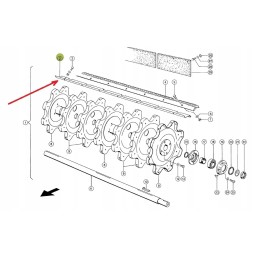 756022 0 threshing drum cover
