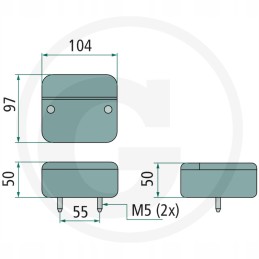 Rear right combination lamp 12v 70718023