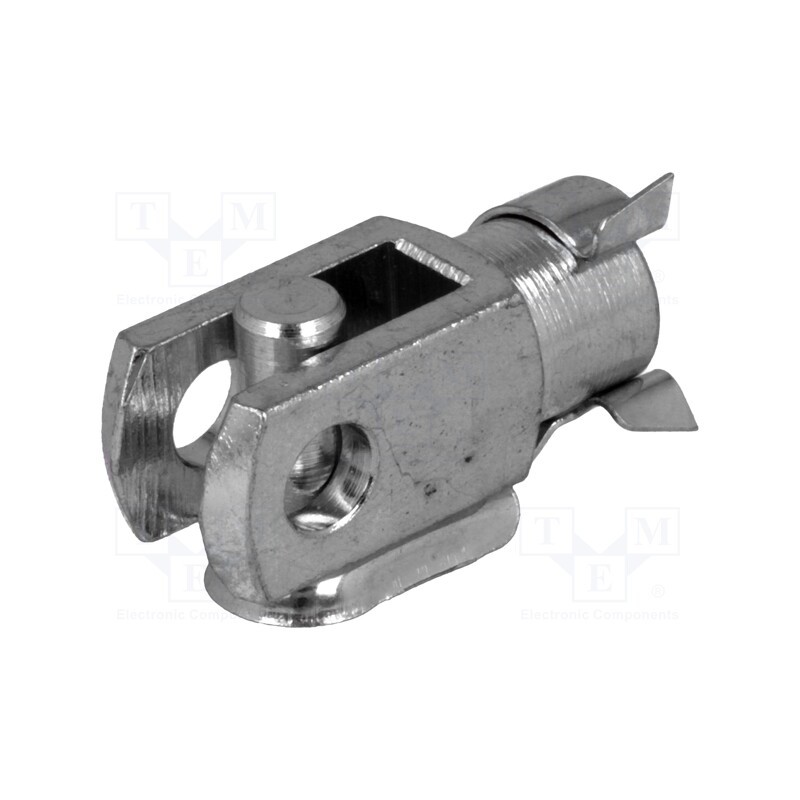 1 pcs x ELESA+GANTER - GN 751-5-10-M5-B - Fork joint, Øhole: 5mm, M5, 0.8, right hand thread,inside, steel