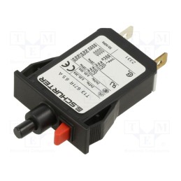 1 pcs x SCHURTER - 4411.0174 - Circuit breaker, 6.5A, MCB