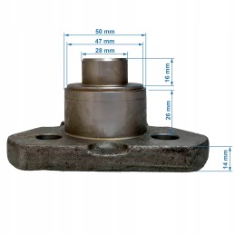 Lower kingpin Valtra v3405180