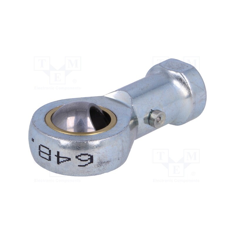 1 pcs x ELESA+GANTER - GN 648.1-10-M10L-N - Ball joint, 10mm, M10, 1.5, left hand thread,inside, steel