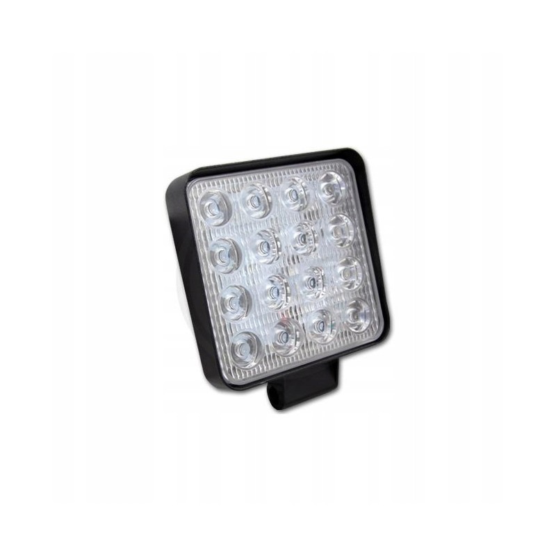 Powerful LED work lamp 10 30v 27w square