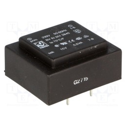 1 pcs x HAHN - BV EI 301 2845 - Transformer: encapsulated, 0.5VA, 230VAC, 15V, 33mA, PCB, BVEI
