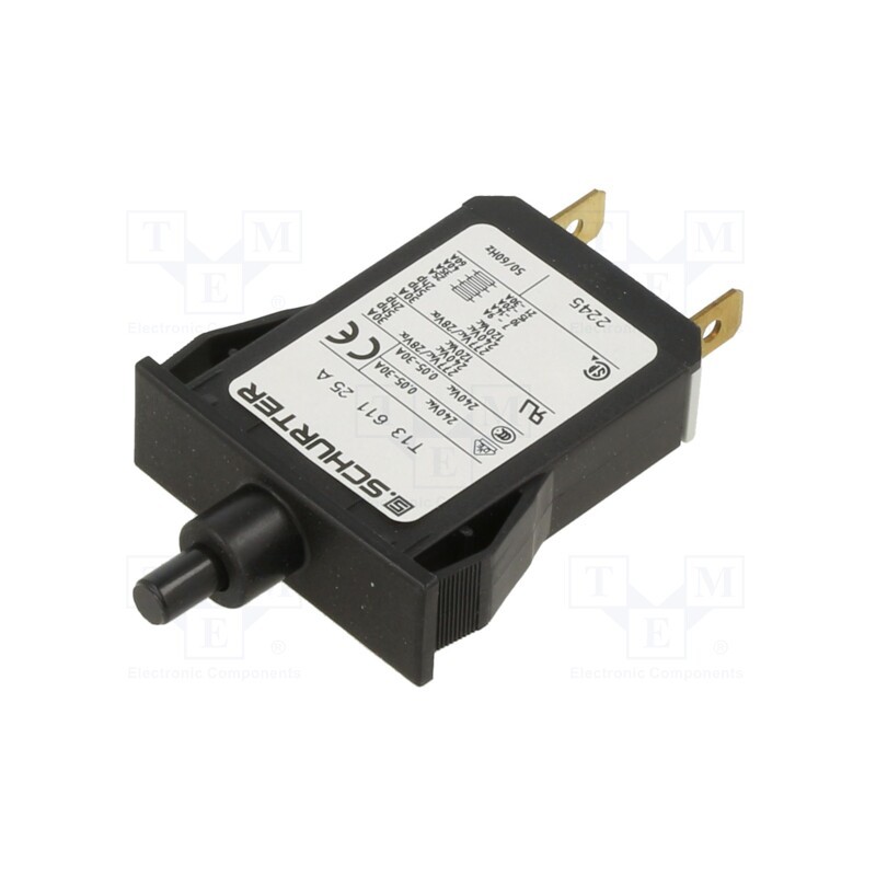 1 pcs x SCHURTER - 4411.006 - Circuit breaker, 25A, MCB