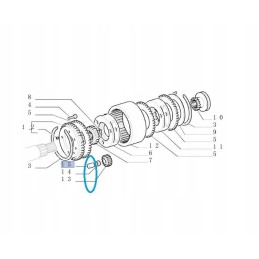 Pin fiat 30 8000 ford 90 18x33 4mm 5102288 cnh