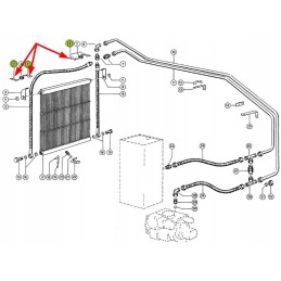 606133 0 sealing plate for hydraulic lines