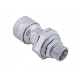Hydraulic quick connector, long socket, M22x1, 5 threads