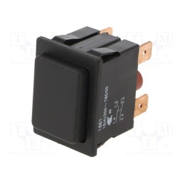 1 pcs x Marquardt - 01661.0201-00 - Switch: push-button, Pos: 2, DPST-NO, 16A/250VAC, OFF-ON, IP40, 1661
