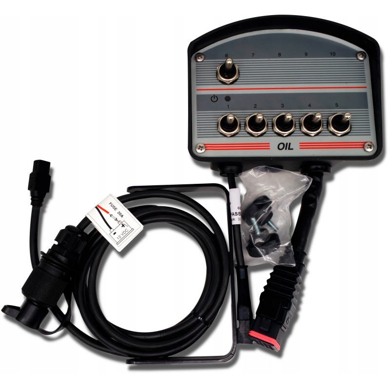 Cetop 12v distributor control panel, 6 buttons