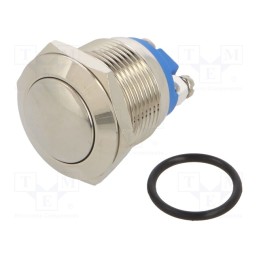 1 pcs x E-SWITCH - PV1S640NN - Switch: vandal resistant, Pos: 2, SPST-NO, 2A/36VDC, IP65, OFF-(ON)