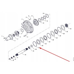 Pis07010025 O-ring 126 67 x 2 62