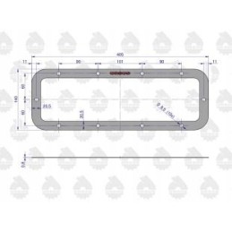 C 360 hub reduction gasket set, original Ursus