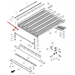 La323414950 agco stud bolt