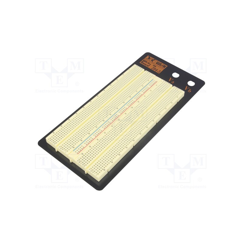 1 pcs x WISHER ENTERPRISE - WBU-204-3 - Board: universal, prototyping,solderless, W: 120mm, L: 220mm