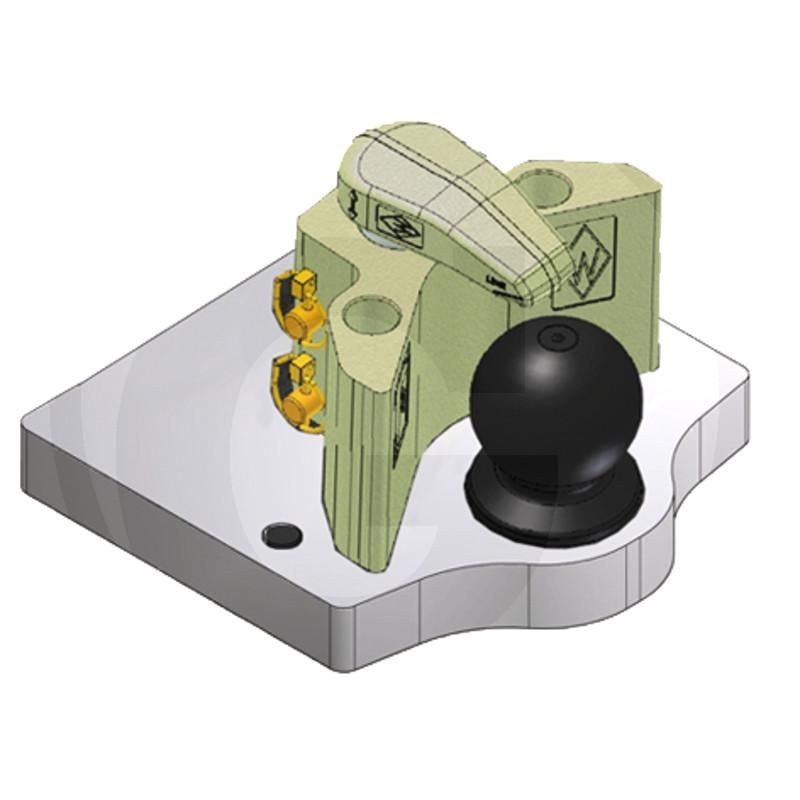 Ball plate for welding 8003989 walterscheid