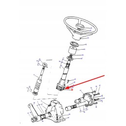 1853121m1 steering column gasket
