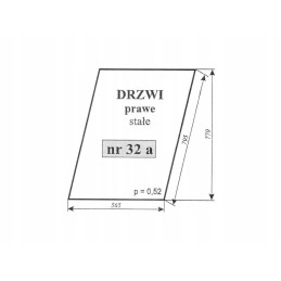 Right door window c 360 sokolka old 32a