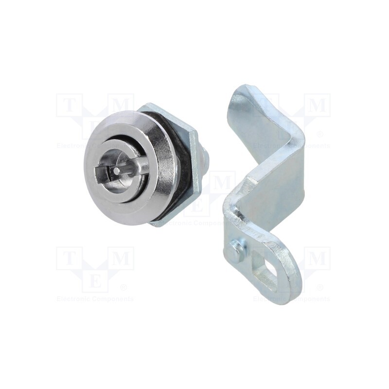 1 pcs x ELESA+GANTER - GN 115-VDE-45 - Lock, cast zinc, 45mm, Kind of insert bolt: double-bit insert
