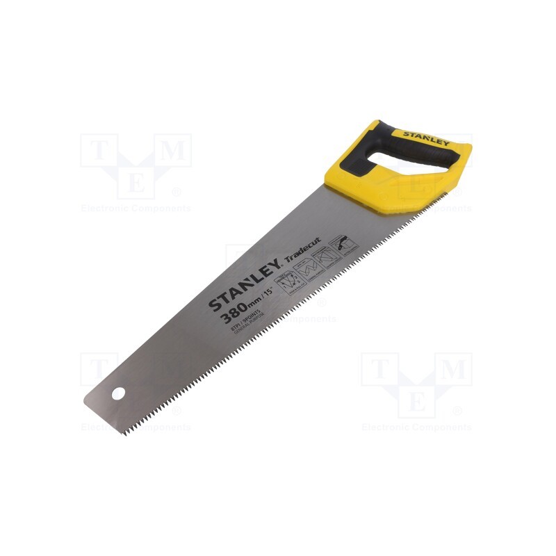 1 pcs x STANLEY - STHT20348-1 - Hacksaw, wood, 7teeth/inch, TRADECUT™, 380mm