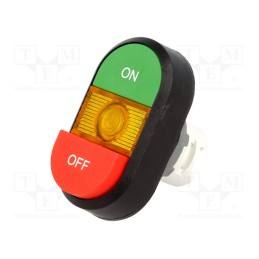 1 pcs x ABB - 1SFA611143R1103 - Switch: double, 22mm, Stabl.pos: 1, green-red, MLB-1, IP66, Pos: 2