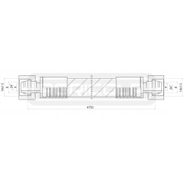Aa6 2 4750 14 14 hydrolider hydraulic hose