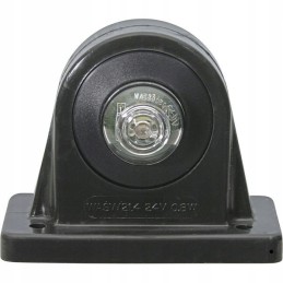 LED side marker lamp 12 24v, right, white and red