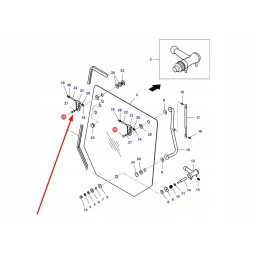 Va388898 rear window mounting cap