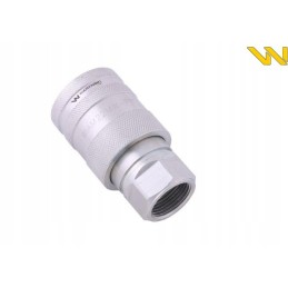 Hydraulic quick connector, M22x1 socket, 5 female threads